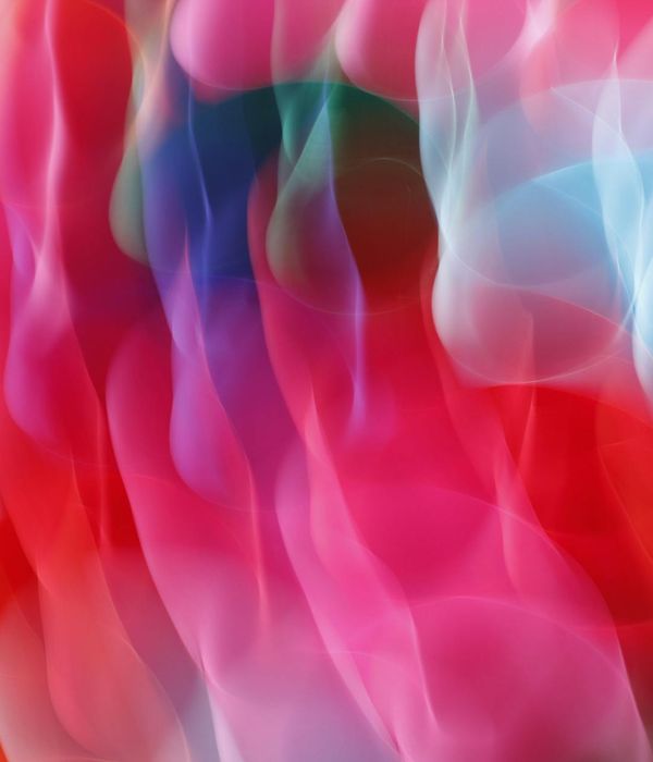 Abstract represention of soft fluid movement and energy flow